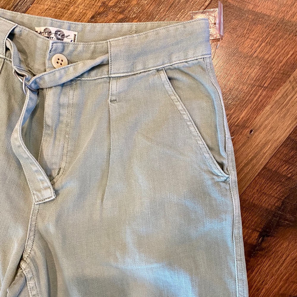 FREE PEOPLE Paloma High-Rise Slouchy Jeans Mint - Picture 9 of 13